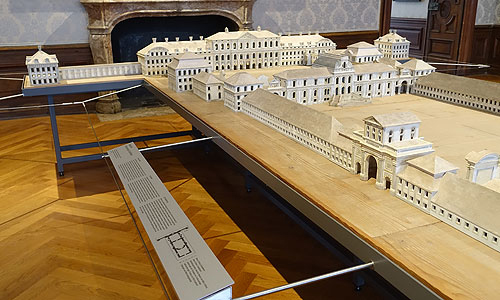 Model of the palace, detail