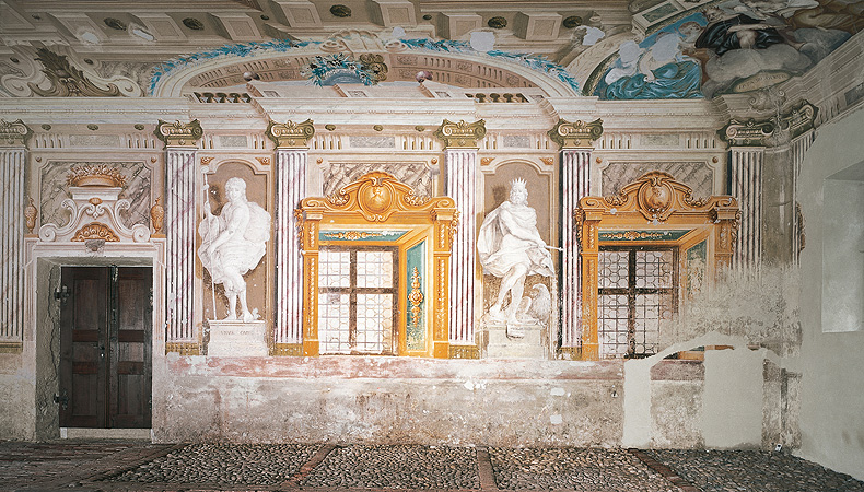 "Schöner Stall", Innenraum, Foto: Bayerische Schlösserverwaltung / Ulrich Pfeuffer Bild: "Schöner Stall", Innenraum