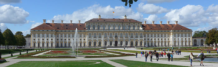 Bild: Neues Schloss Schleißheim, Ansicht vom Hofgarten
