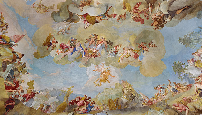 Picture: Fresco on the ceiling of the Large Halll
