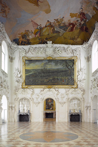 Large Hall, photo: Bayerische Schlösserverwaltung Picture: Large Hall