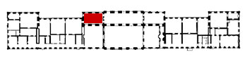 Picture: Small ground plan showing the present position