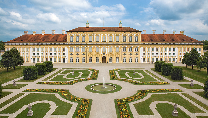 Schleißheim New Palace, western façade, photo: Bayerische Schlösserverwaltung Picture: Schleißheim New Palace, western façade