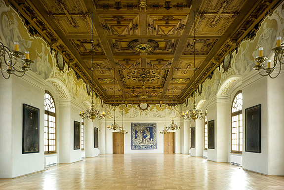Schloss Dachau, Festsaal, Foto: Bayerische Schlösserverwaltung Bild: Schloss Dachau, Festsaal