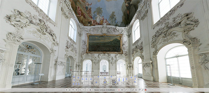 External link to the virtual tour "Schleißheim New Palace"